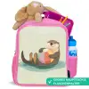 Otter - Strandbal - Kleurrijk Kinderrugzak - Roze middel -inhoud_DE