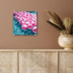 Strandballen - Roze - Water plexiglas 5mm klein -sfeer5