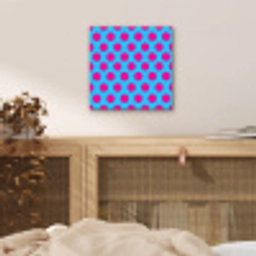 Stippen - Klassiek - Roze aluminium wit klein 46 -sfeer3
