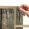 Zon - Takken - Bomen - Bos - Natuur Light Box met batterij (Wandlamp) middel -USP_websiteprintNL