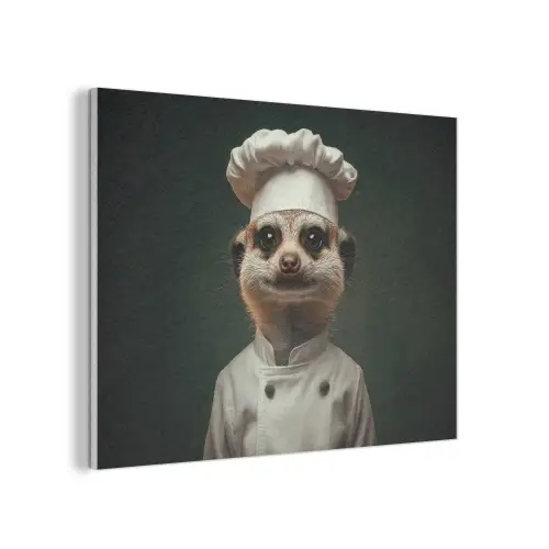 Dier - Kok - Stokstaartje PET vilt klein -3d