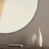 Softijs - Hoorntje - Wit Akoestische PET Vilt - Rond klein -sfeer5_closeup