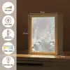 Paardenbloem - Waterdruppels - Stilleven - Modern Light Box met kabel (Tafellamp) klein -USP_FR