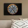 Pizza - Eten - Delftsblauw canvas 2cm klein -sfeer3