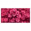 Rozen - Pink - Bloem Muismat XXL klein -3d_leeg