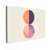 Abstract - Cirkels - Paars canvas 2cm klein -z3d