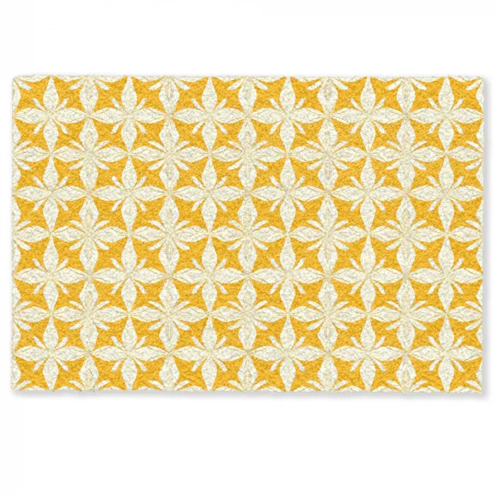Patroon - Retro - Geel Deurmat klein 898 -zkaufland3d
