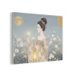Aziatisch - Vrouw - Kimono PET vilt klein -3d