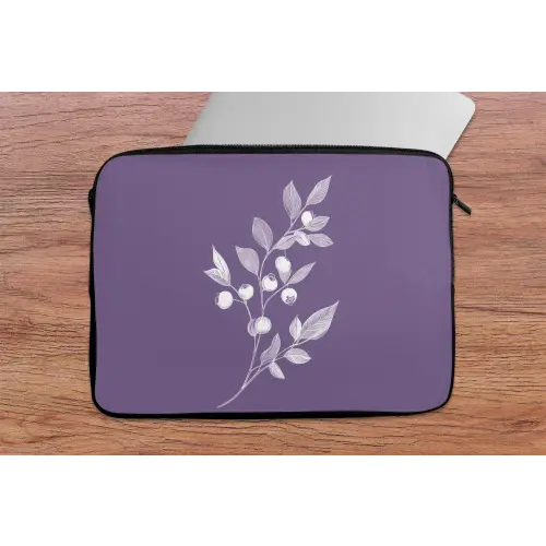 Tak - Sierlijk - Bladeren - Minimalistisch laptophoes neopreen klein -tafel