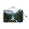 Waterval - Bomen - Bergen Placemat vinyl groot -specs