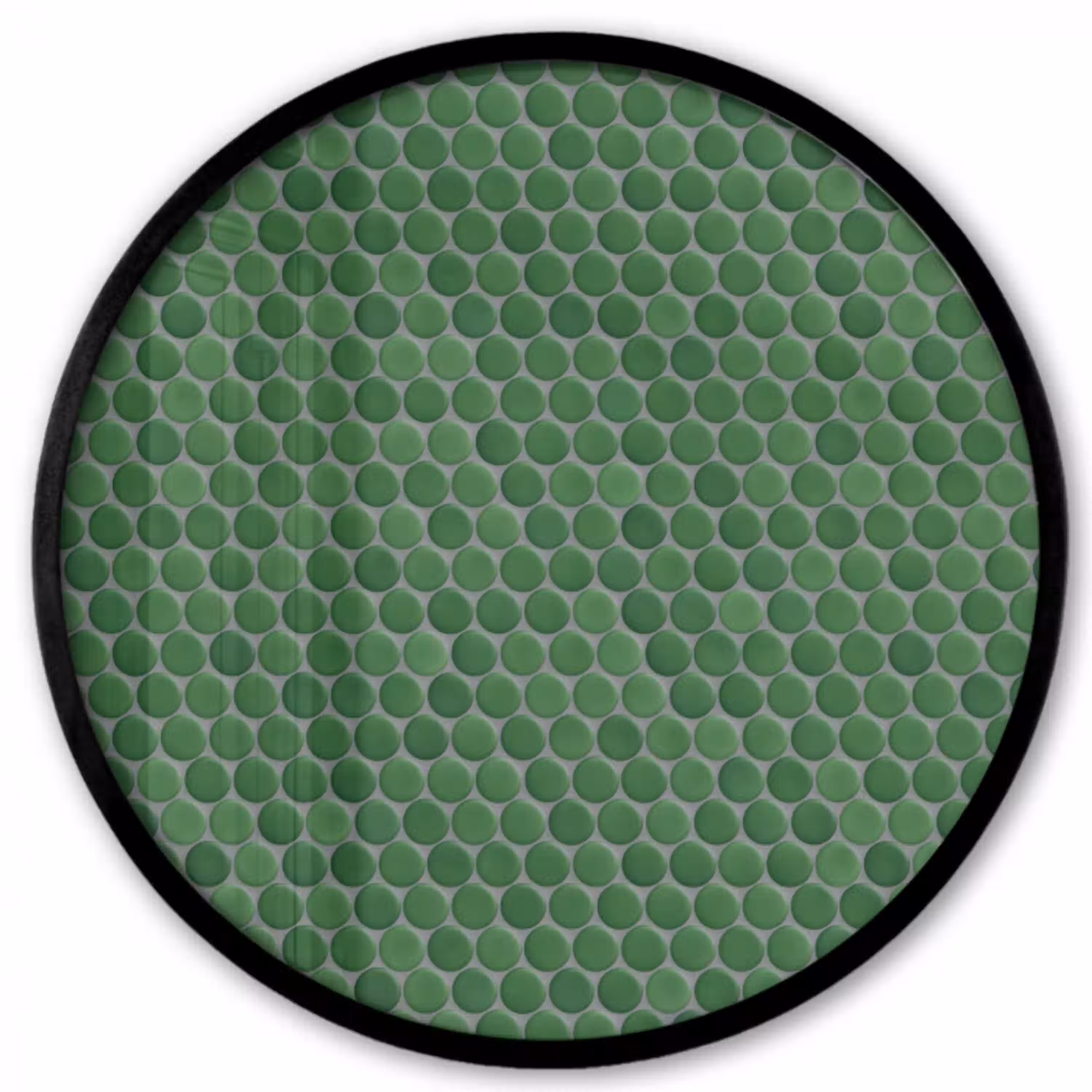 Penny - Mozaïek - Bosgroen - Green Fotolijst rond zonder passe partout klein 856 -3d