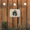 Laurierbladeren - Bloemknoppen - subtiel tuinposter los doek klein -sfeer1