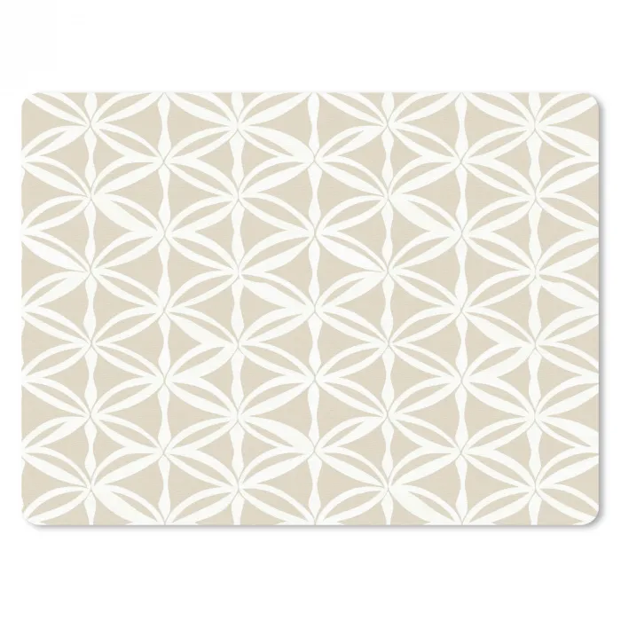 Motief - Modern - Beige muismat rubber klein 262 -3d