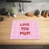 Love - Quote - Moeder - Rood Inductie beschermer vinyl 3mm middel -sfeer5