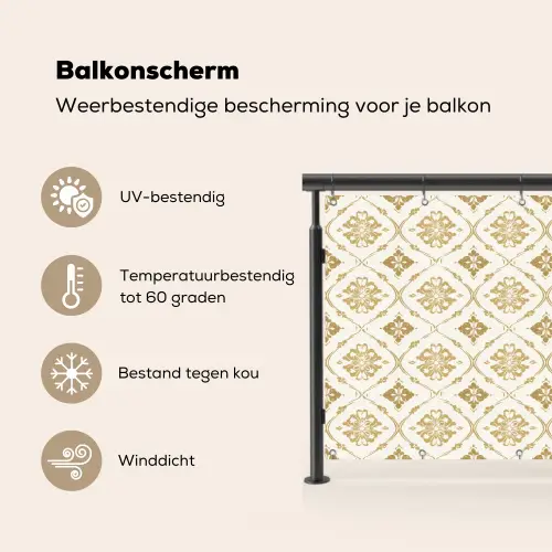 Ornament - Klassiek - Goud Balkonbeschermer Duitsland klein 596 -specs_NL