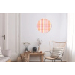 Pastel - uitpatroon - Geometrisch Wandcirkel aluminium klein 190 -woonkamer