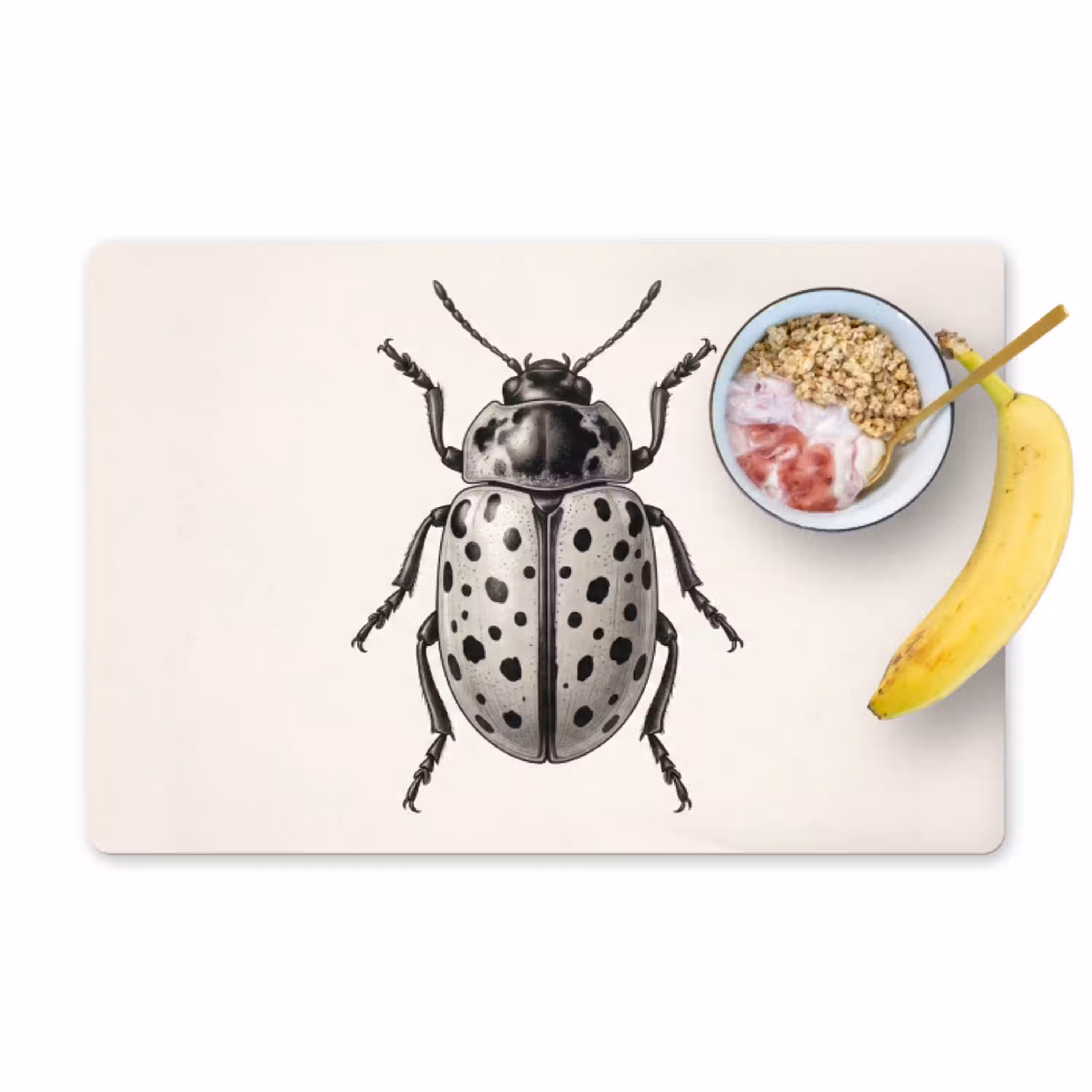 Kever - Insect - Vintage Placemat vinyl groot -zzzproduct_Kitchenyeah-website