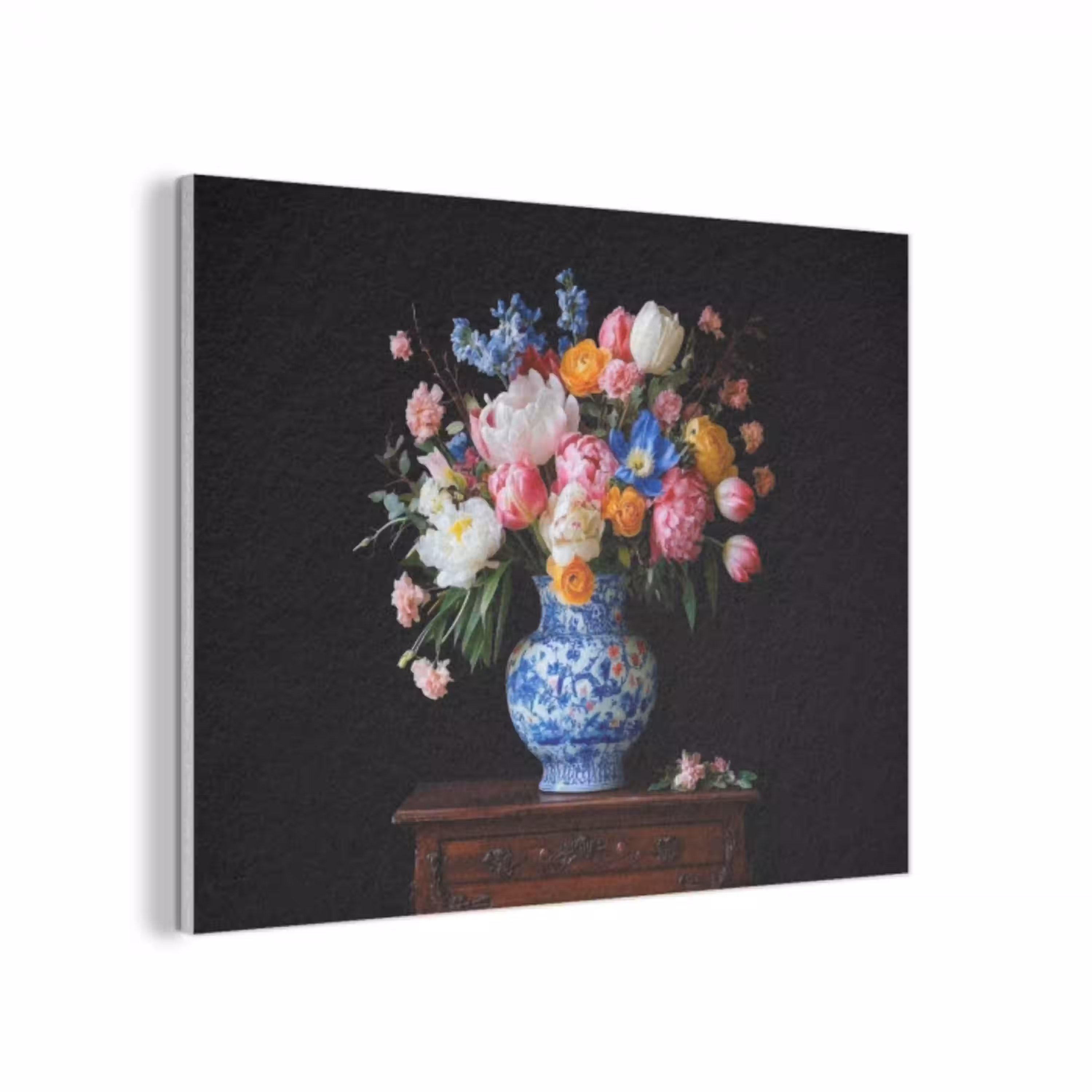 Rozen - Bloemen - Vaas - Boeket PET vilt klein -3d
