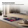 Boeket - Stilleven - Bloemen - Planten - Rood Inductie beschermer vinyl 3mm middel -sfeer1