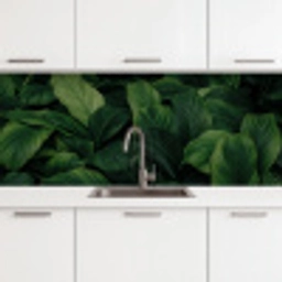 Natuur - Tropisch - Bladeren - Groen keuken achterwand 2 middel -3d
