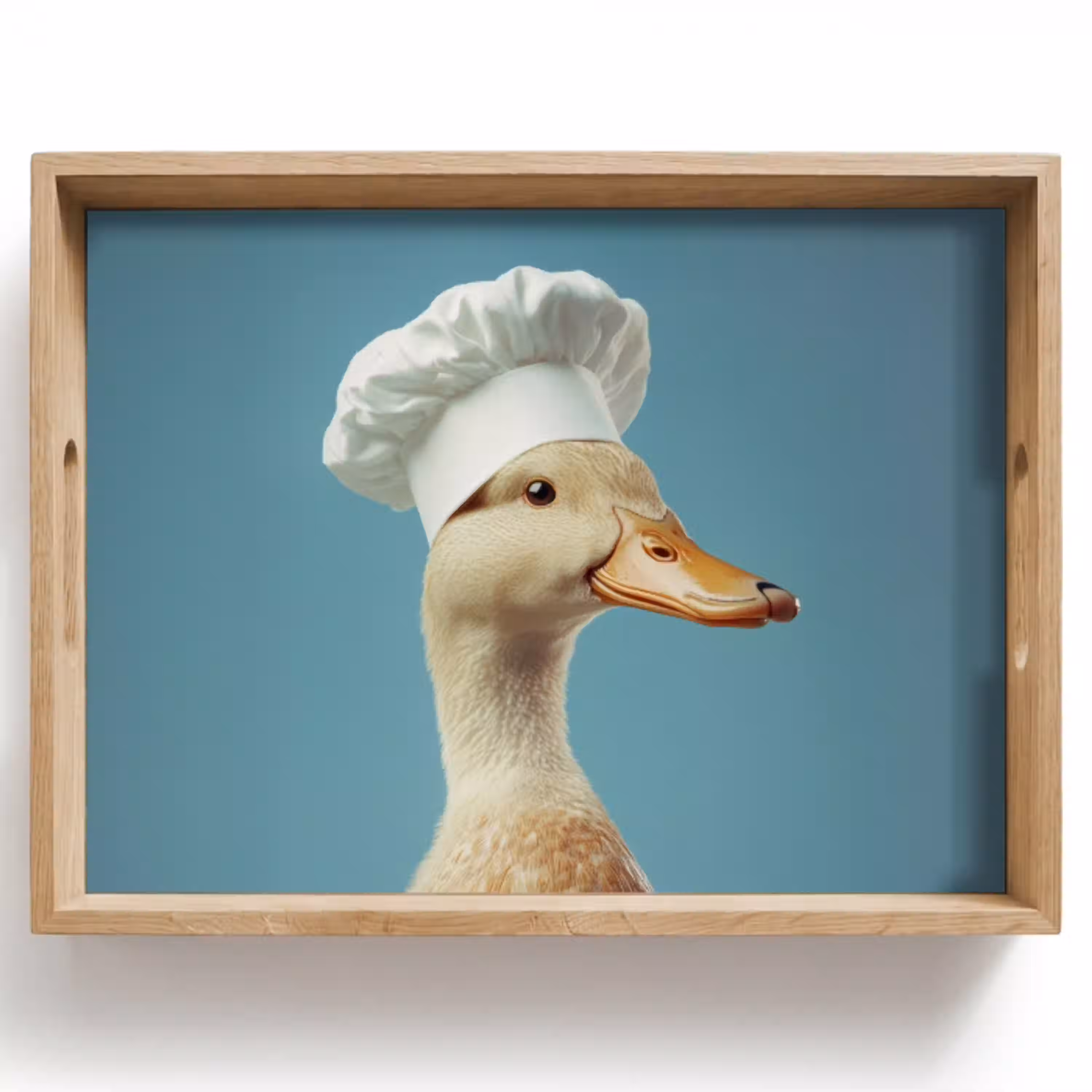 Eend - Koksmuts - Cute - Vogel Dienblad Rechthoek middel -z3d_shopping