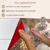 Kerst - Gnome - Bord - Kleurrijk keuken achterwand spatscherm klein -spatscherm_NL