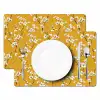 Bloesemtak - Aquarel - Geel Placemat vinyl groot 368 -zzsfeer2_Kitchenyeah-website