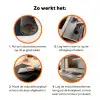 Strand - Zee - Nederland - Duinen - Zon Inductie beschermer vinyl 3mm klein -zzzzzzz-td-werking