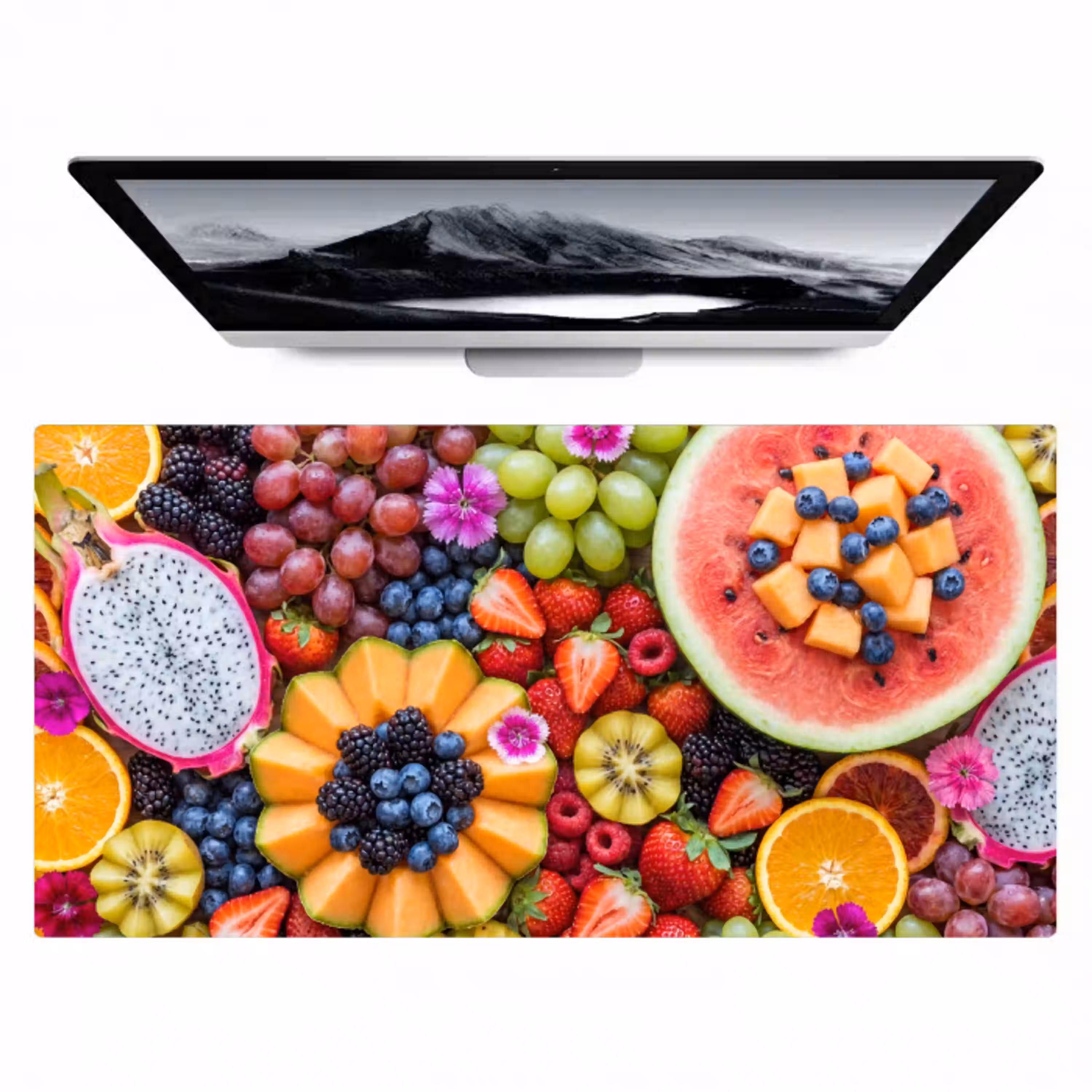 Fruit - Vers - Variatie - Eten - Kleurrijk Muismat XXL klein -zzz3d