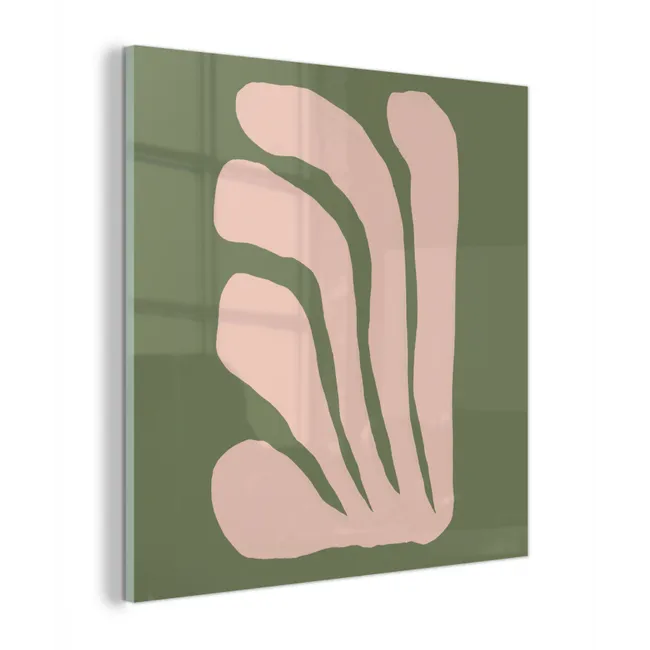 Abstract - Natuur - Pastel - Roze plexiglas 5mm klein -z3d