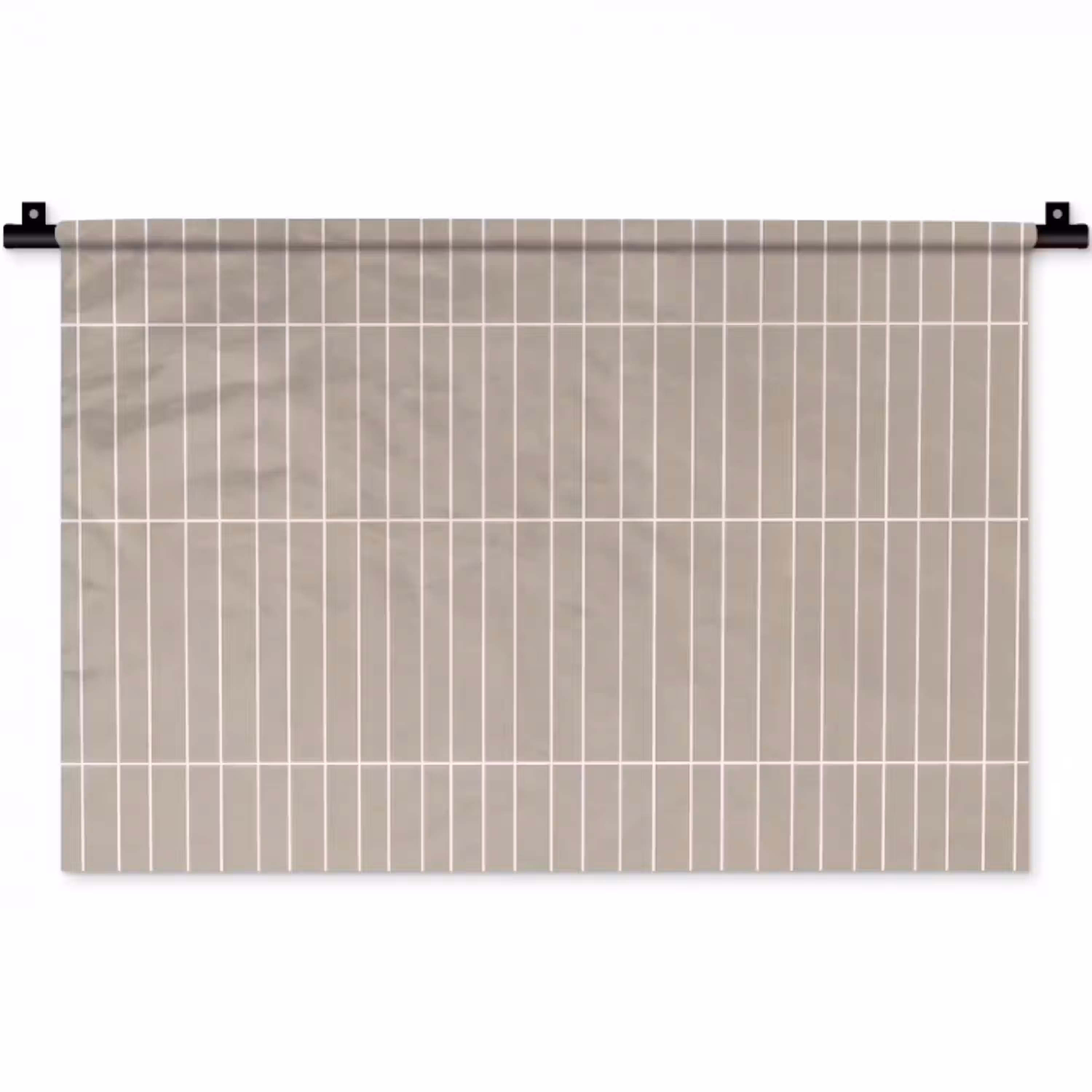 Verticaal - Wandtegel - Licht Beige Wandkleed katoen klein 269 -zz3d
