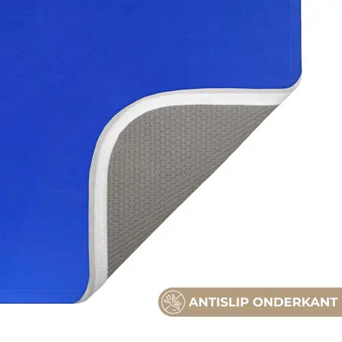 Tulp - Minimalistisch - Bladeren - Wit Badmat klein -USP_AntislipNL