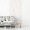 Terrazzo -  Patroon - Wit - Perzik fotobehang vinyl groot 64 -woonkamer