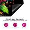 Koffie - Graffiti - Drinken - Abstract Inductie beschermer vinyl 3mm klein -zzzzzzz-lf-onderkant