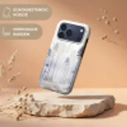 Bos - Bomen - Mist - Natuur - Illustratie - Grijs Toughcase MagSafe Apple iPhone 17 Pro Max klein -USP_RandenV_NL