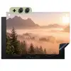 Zonlicht - Mist - Bergen - Bomen Inductie beschemer met haakjes klein -3d