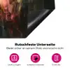 Hert - Geverfd - Gewei - Bruin Inductie beschermer vinyl 3mm klein -zzzzzzz-lf-onderkant
