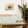 Bloem - Minimalistisch - Groen tuinposter los doek klein -sfeer7
