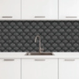 Waaier - Motief - Grijs keuken achterwand 2 middel 871 -3d