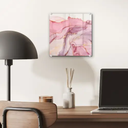 Goud - Marmer - Roze plexiglas 5mm klein -sfeer6
