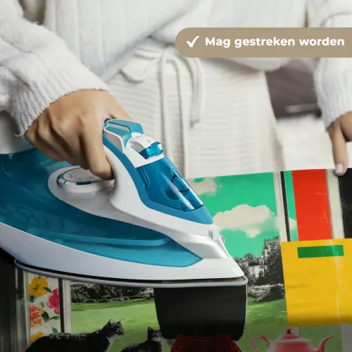 Vrouw - Keuken - Katten - Doorkijk Wandkleed katoen klein -sfeer9