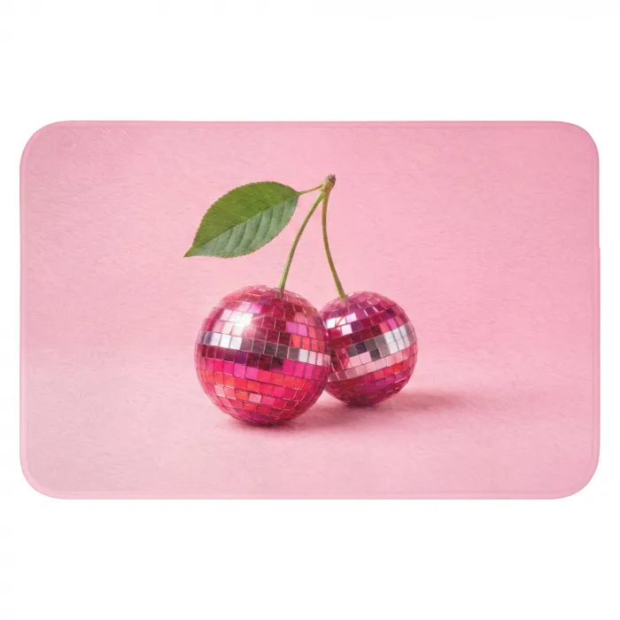 Disco - Kersen - Roze Badmat klein -3d