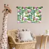 Bladeren - Flamingo - Bloemen - Jungle Wandkleed katoen klein -wsfeer5_kind