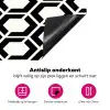 Zwart - Wit - Geometrisch - Patroon Inductie beschermer vinyl 3mm klein 276 -wsfeer4_website