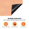 Patroon - Oranje - Lijnen Inductie beschermer vinyl 3mm klein 276 -zzzzzzz-td-onderkant