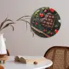 Steak - Hart - Bestek Akoestische PET Vilt - Rond klein -sfeer3