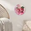 Disco - Fruit - Glitter - Strawberry Wandcirkel plexiglas klein -sfeer5