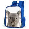 Schattige Koala Beer Kinderrugzak - Blauw middel -schuin
