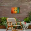Dansen - Vrouwen - Verfstructuur Tuinposter op houten frame 2 cm dik klein -sfeer3