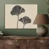 Bladeren - Minimalistisch - Zwart PET vilt klein -sfeer2